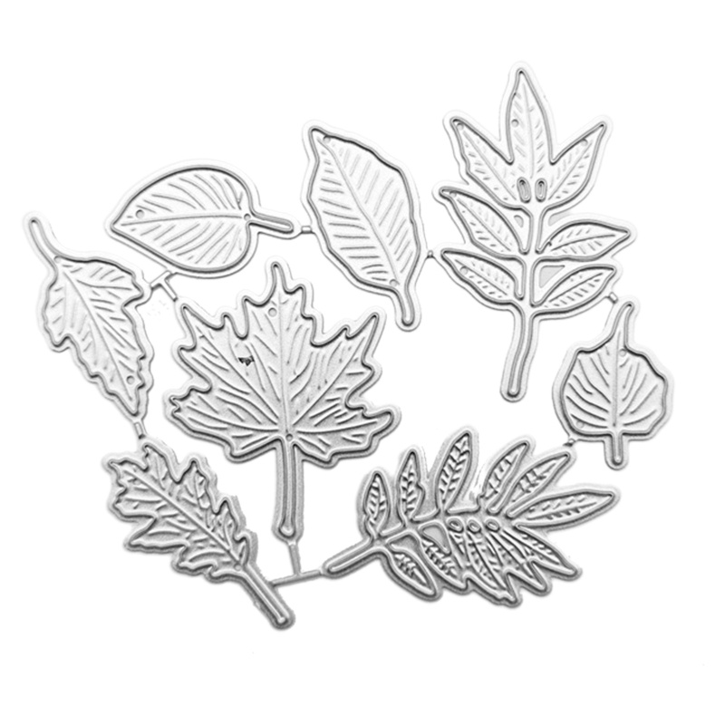 ✿ Khuôn Cắt Giấy Kim Loại Hình Hoa Lá Xinh Xắn
