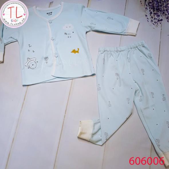 Thời Trang Trẻ Em -Đồ bộ họa tiết tay dài có viền – Quần Áo Bé Trai - Bộ Bé Trai - Quần Áo Bé Gái - Bộ Bé