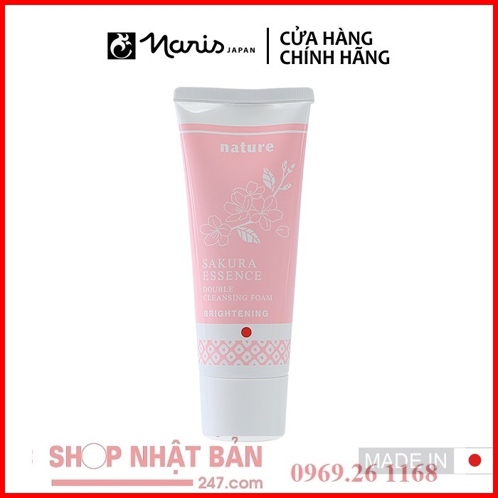 [Chính hãng] Sữa Rửa Mặt Naris Nature Dưỡng Sáng Da Chiết Xuất Hoa Anh Đào Sakura 100g