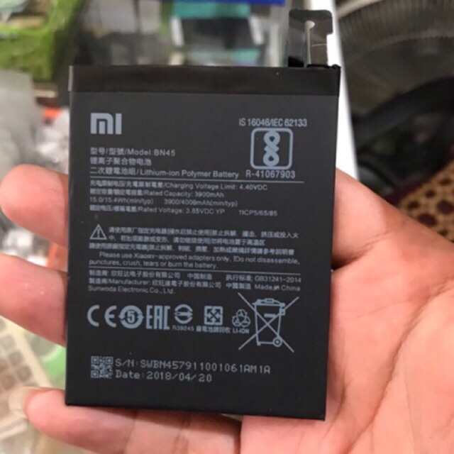 Pin xịn cho máy xiaomi redmi Note 5 pro(Bn45)
