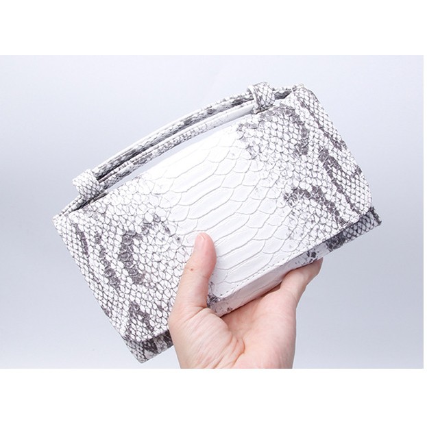 CLUTCH DA CÁ SẤU PHỐI MÀU