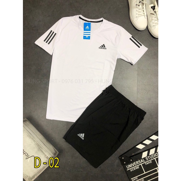 [⚡ FREESHIP ⚡ ] bộ thể thao nam đẹp chất thun lạnh D01