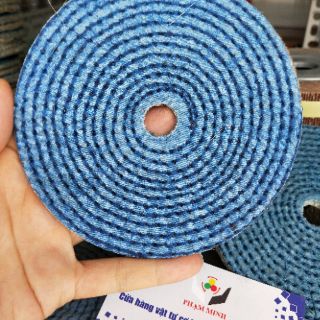 Xơ dừa đánh bóng xanh 2 lớp 120mm