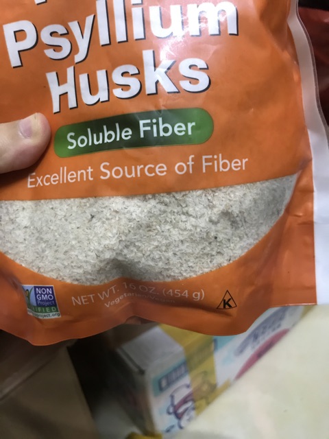 Bột Vỏ Hạt Mã Đề  nguyên gói 454g. Psyllium Husk Now Foods
