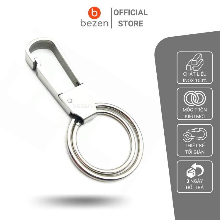 [Mã LIFEXANH03 giảm 10% đơn 500K] Móc khóa inox đeo thắt lưng Bezen Classic