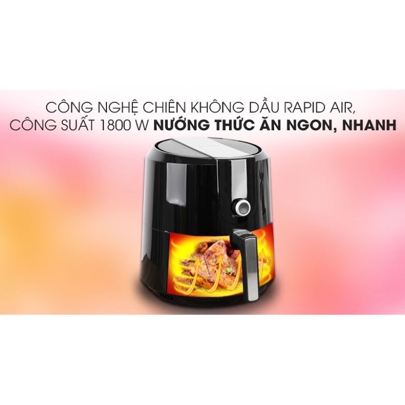 Nồi chiên không dầu Kangaroo KG55AF1A 5.2 Lít - Mới 100% - Bảo hành chính hãng