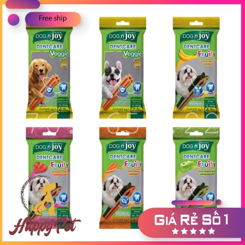 Xương Gặm vệ sinh Răng Miệng cho Chó Denta Dognjoy Thái Lan