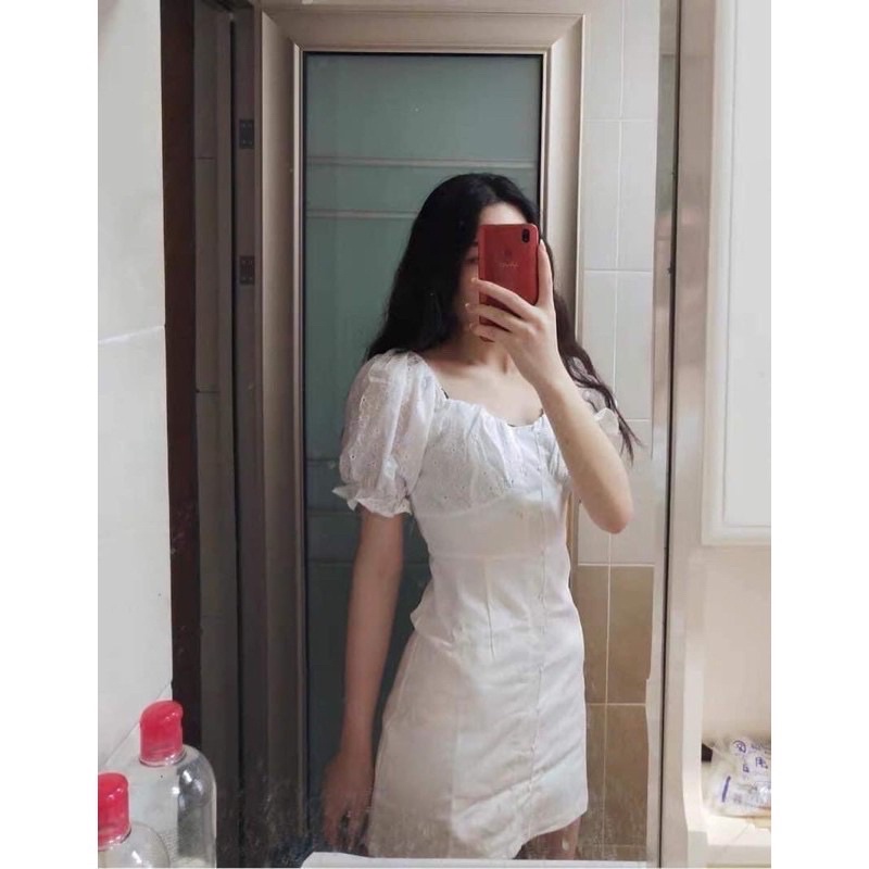 váy tiểu thư dây đan ngực | BigBuy360 - bigbuy360.vn