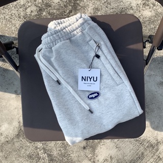 NIYU ZIP PANTS - Đen (Quần Thun 100% Cotton)
