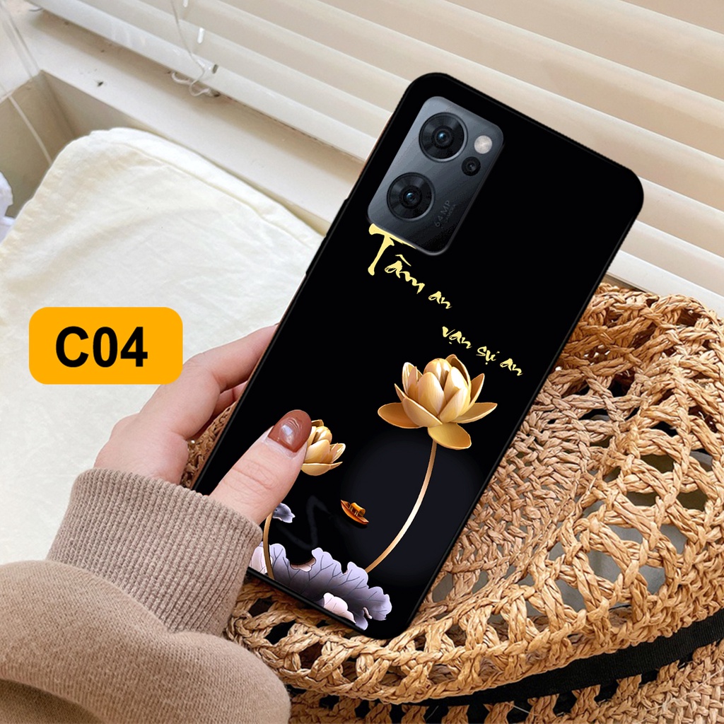 Ốp lưng Oppo Reno 7 4G - Reno 7 5G / Reno 7Z 5G in hình phong cách chữ thư pháp cha mẹ, tài lộc