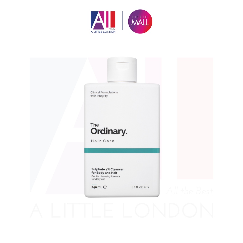 [TOP 1 SHOPEE] Dầu tắm gội cho tóc và body The Ordinary Sulphate 4% Cleanser 240ml (Bill Anh)