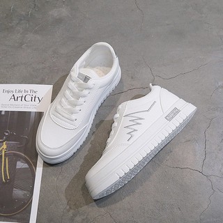 Giày Nữ, Giày Thể Thao Sneaker Nữ Màu Trắng G16 Da Cao Cấp