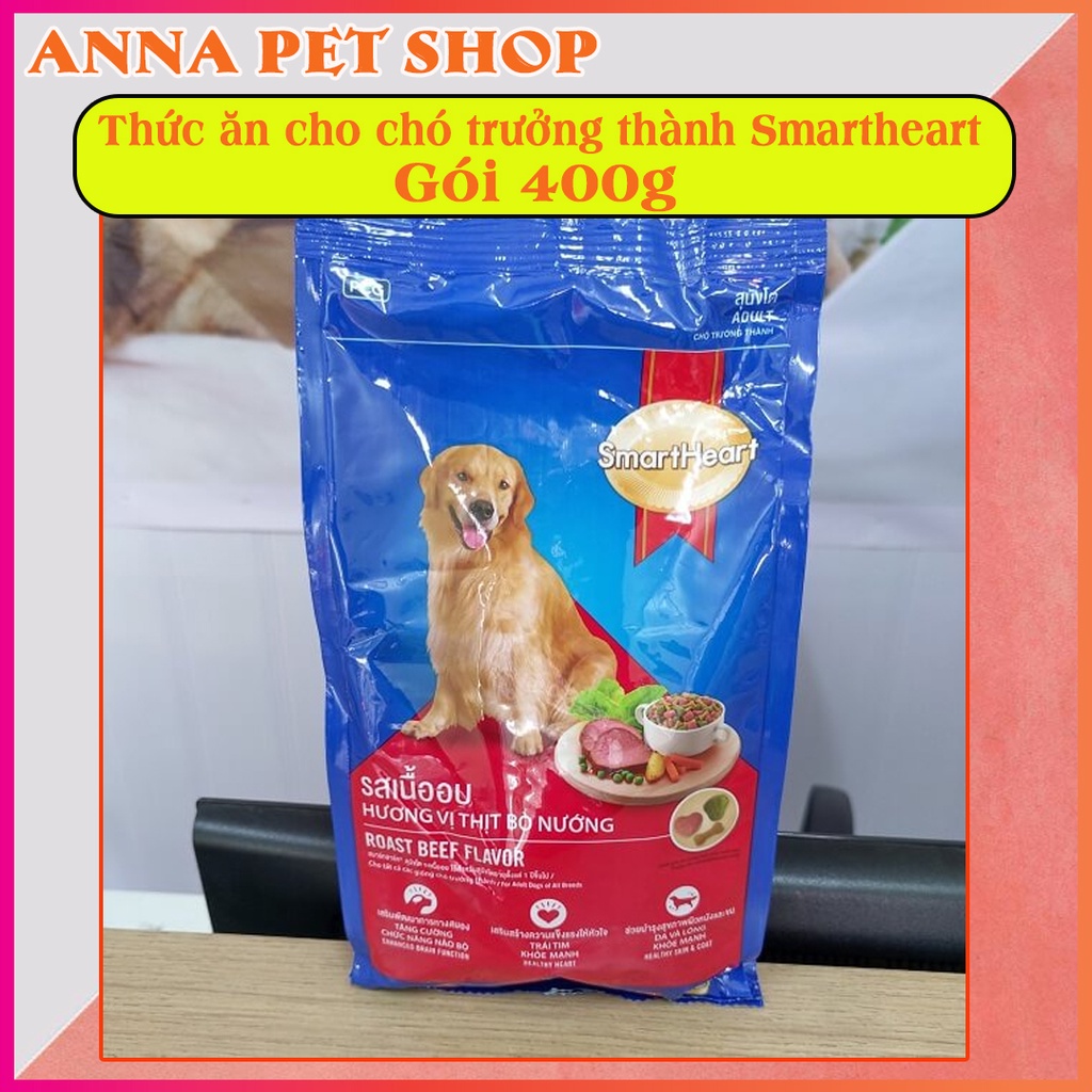 Thức ăn chó lớn SMART HEART gói 400g