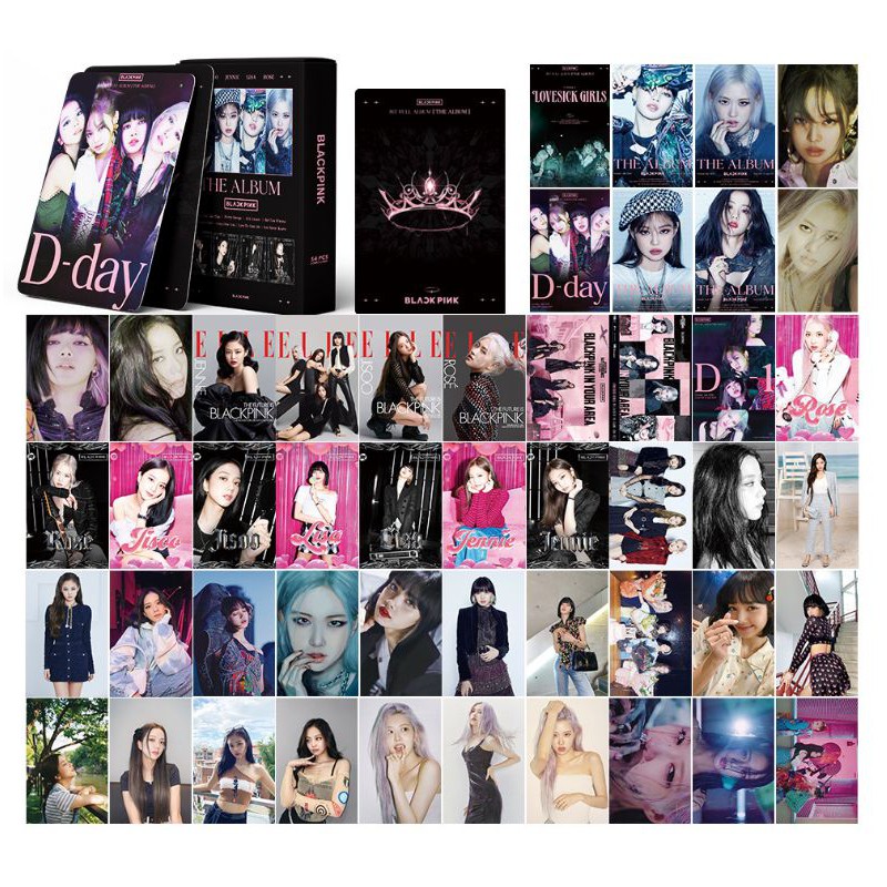 Hộp 54 Ảnh Lomo Card Nhóm Nhạc Blackpink Thẻ