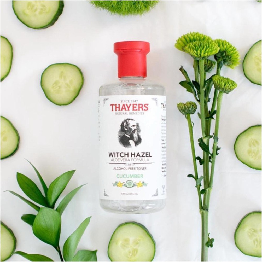 [Chính Hãng] Toner Không Cồn Từ Dưa Leo - Thayers Alcohol-Free Cucumber Toner Witch Hazel [Nhiều Loại Dung Tích] (89ml-3