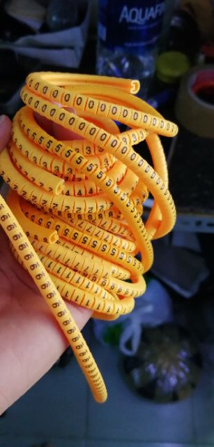 Vòng đánh số dây cáp line từ 0 đến 9