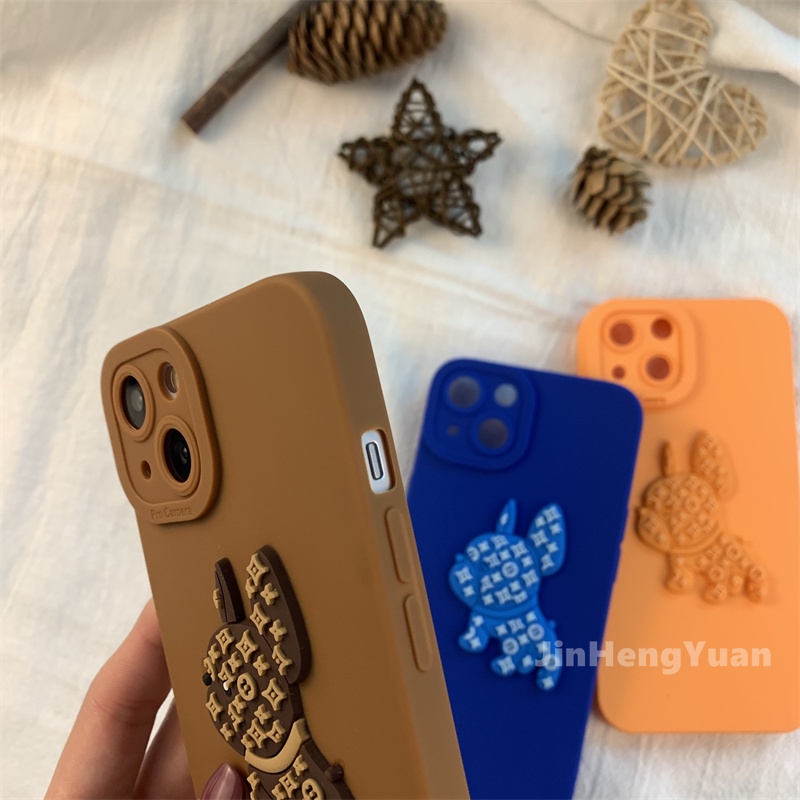 Ốp điện thoại TPU silicon mềm HỌA TIẾT chú chó dễ thương cho Iphone 13 12 11 Pro Max 7 8 Plus XR X XS