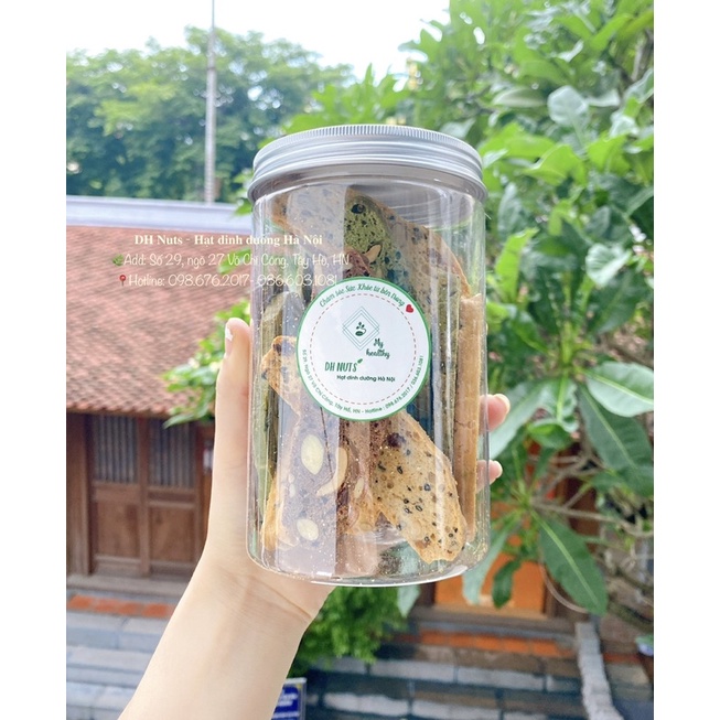 BÁNH BISCOTTI MIX 3 VỊ [250G] [Mix 3 vị: vani truyền thống, matcha, chocolate]