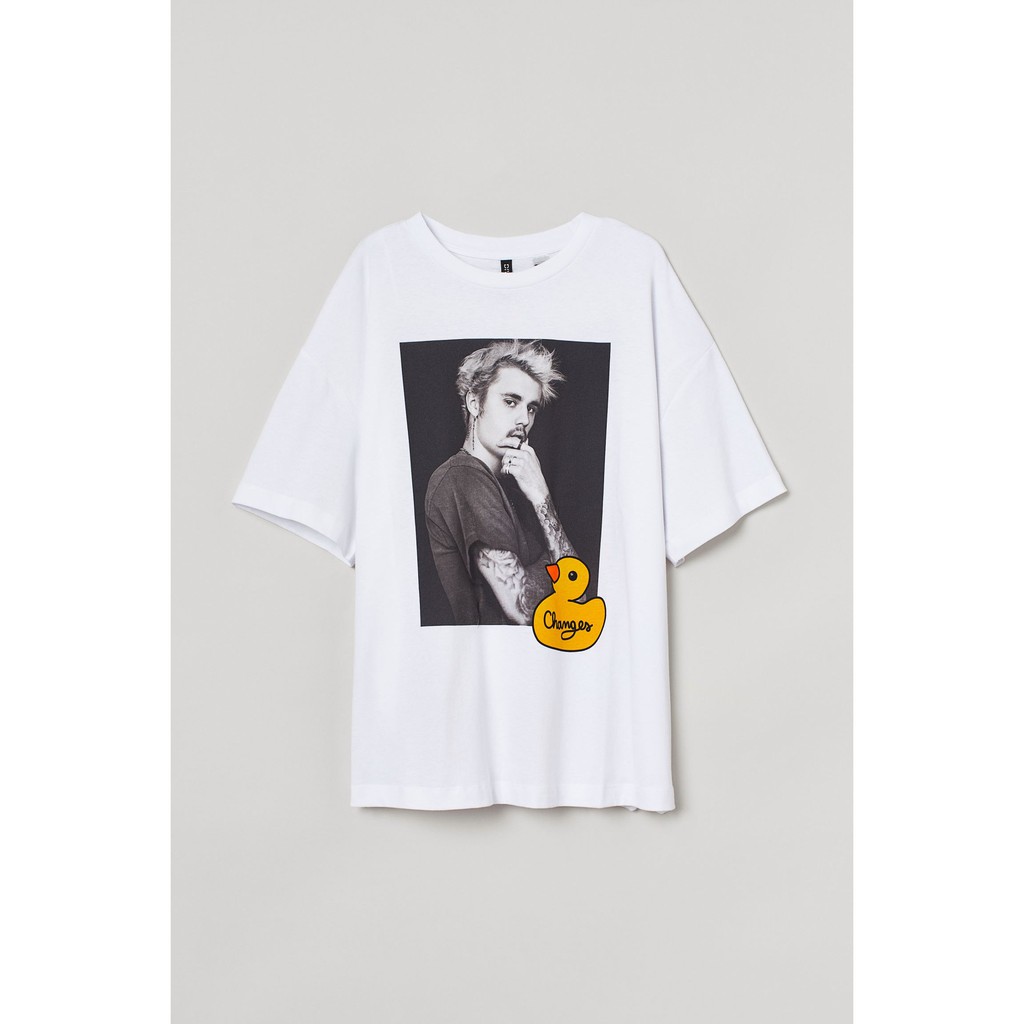 Áo T-shirt H&M x Justin Bieber US