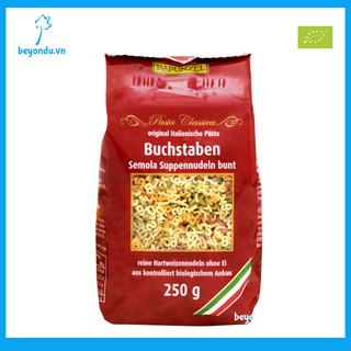 Mì chữ hữu cơ Rapunzel 250g