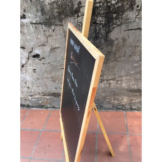 Combo bảng menu 60*80 cm + Giá đỡ bảng (Tặng kèm bút dạ quang, hộp phấn)
