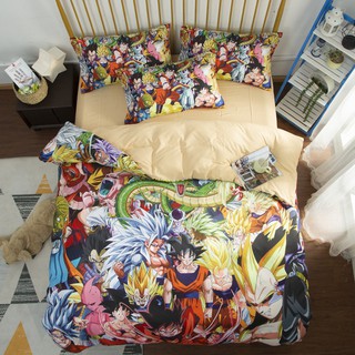 Ga Trải Giường 1.5m Họa Tiết Hoạt Hình Dragon Ball Dễ Thương Cho Bé