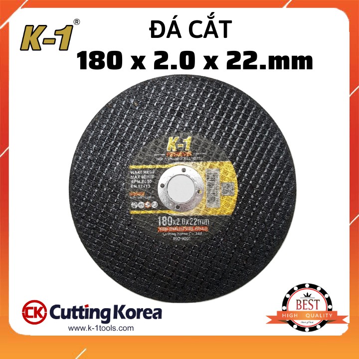ĐÁ CẮT SẮT 180 màu đen thương hiệu K1