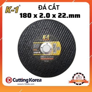 Đá cắt sắt 180 màu đen thương hiệu k1