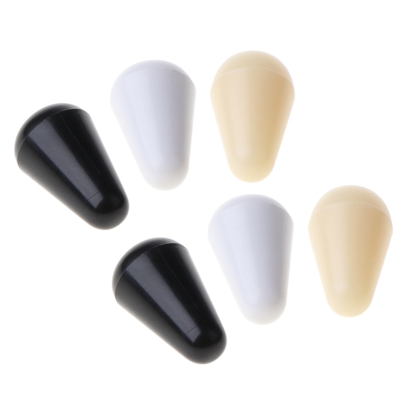 Set 6 Nắp Nhựa 4mm 3 Chiều Nút Công Tắc Cho Đàn Guitar
