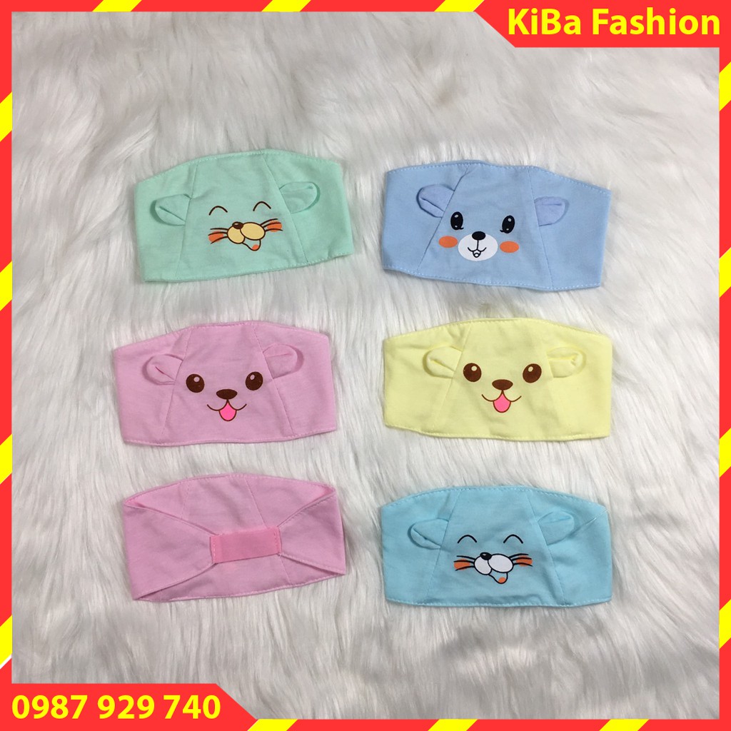 10 chiếc Che thóp sơ sinh cotton cho bé, thóp sơ sinh ( loại chun ) - TSS - TK0650 - mũ/ nón che thóp cho bé sơ sinh