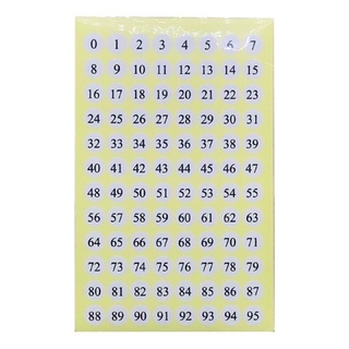 COMBO 2x GIẤY DÁN TOMY SỐ 0-95