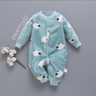 Áo liền quần ấm cho trẻ sơ sinh
