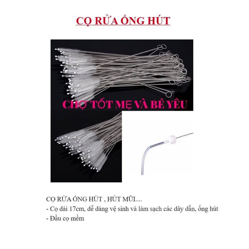 Cọ vệ sinh ống hút, phụ kiện dài 15cm