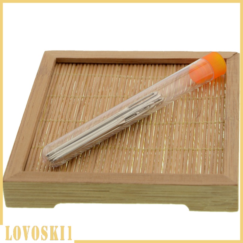 [LOVOSKI1]9pcs Metal Large Eye Blunt Needles Yarn Needles for Knitting Crochet Project