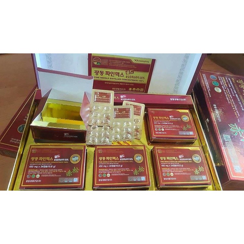 TINH DẦU THÔNG ĐỎ KWANGDONG HÀN QUỐC, 2 LOẠI: 24 VIÊN VÀ 120 VIÊN | BigBuy360 - bigbuy360.vn