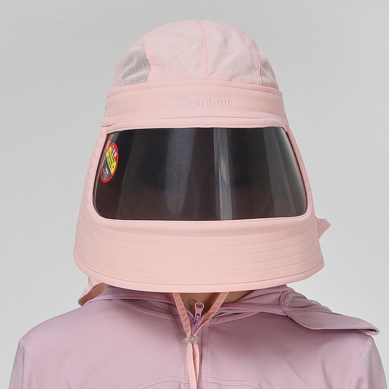 Mũ Vành Chống Nắng Kèm Tấm Che Mặt Thoáng Khí Kiểu Thể Thao Thời Trang Cho Nữ