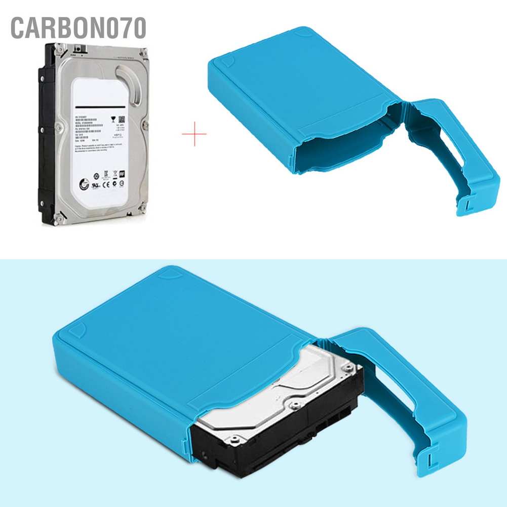 Hộp đựng ổ cứng HDD SSD 3.5" chống bụi chống tĩnh điện chống trượt tiện dụng