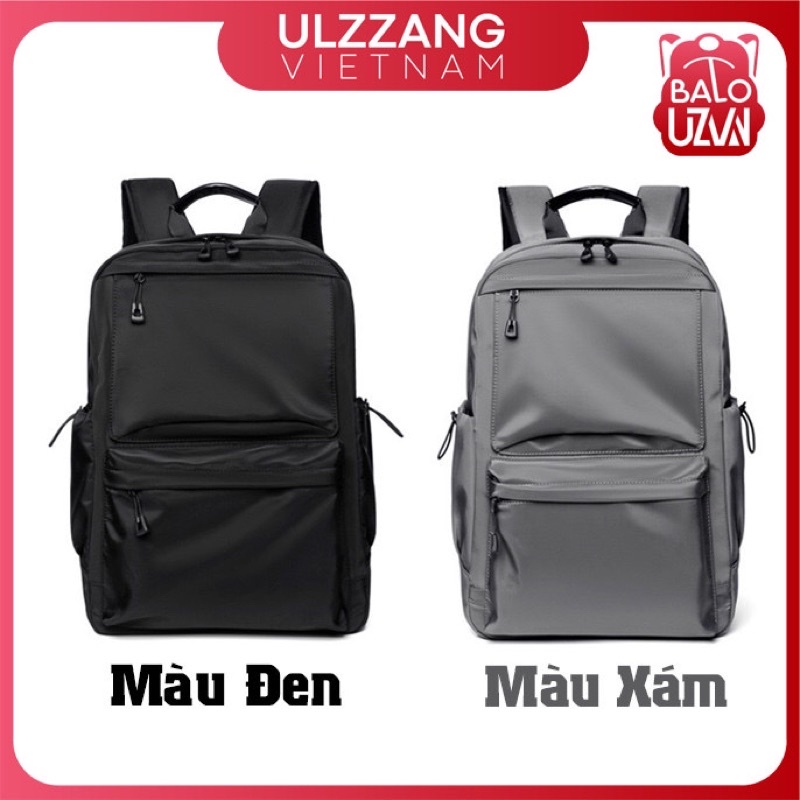 Balo đi học nam nữ Ulzzang basic chống nước, cặp túi sách laptop phong cách Unisex Hàn Quốc dành cho học sinh, sinh viên