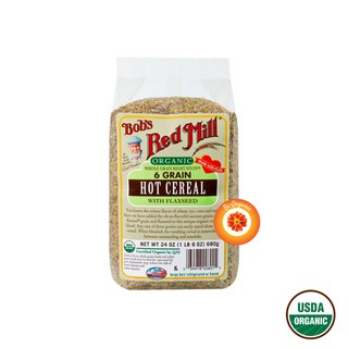 HỖN HỢP 6 LOẠI NGŨ CỐC NGUYÊN CÁM + HẠT LANH HỮU CƠ BOB'S RED MILL (680g)