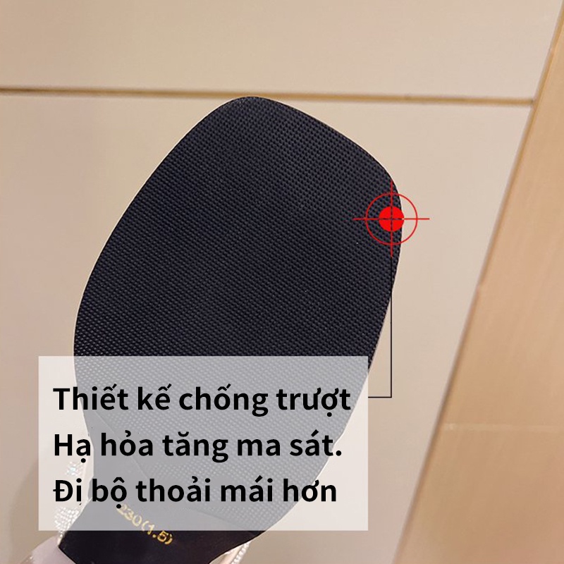 Giày búp bê nữ đế cao 5p, giày cao gót 5p phong cách tiểu thư, giày lolita nữ xinh xắn