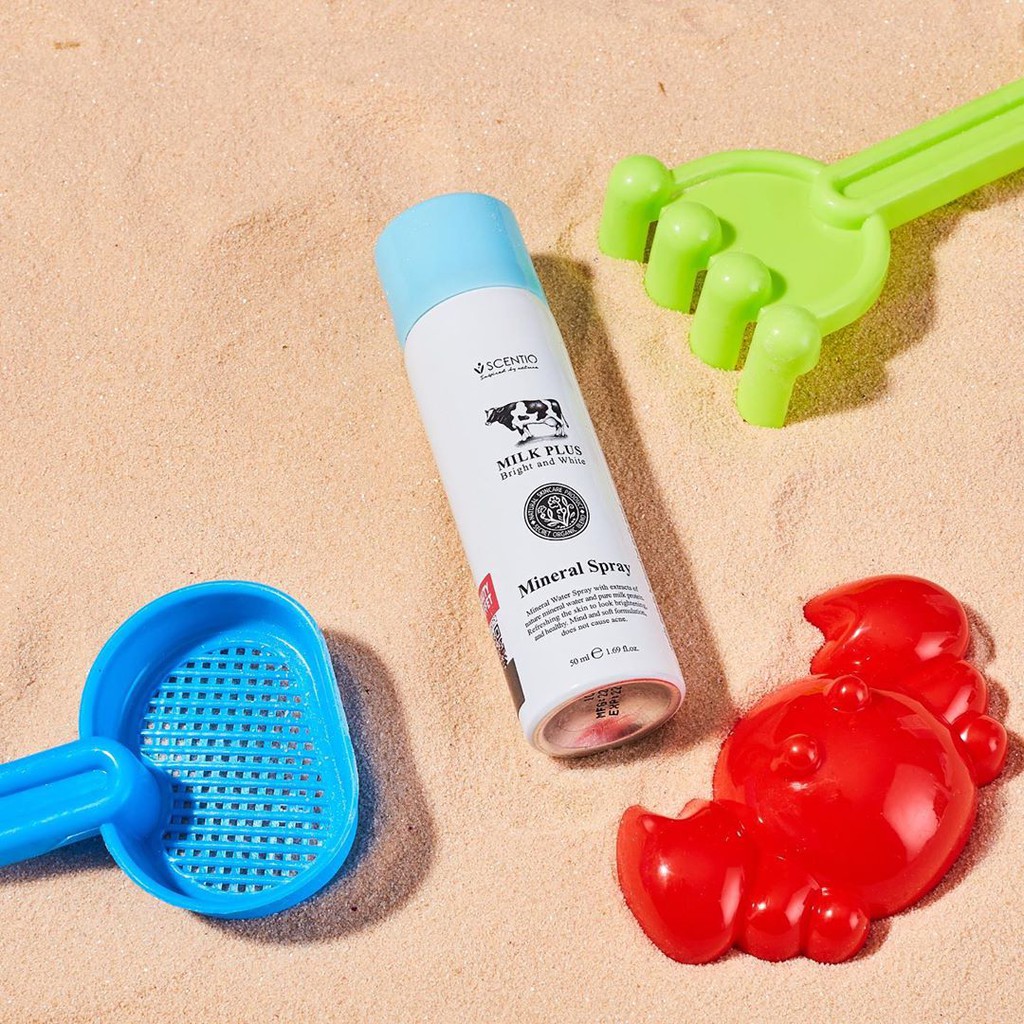 Xịt khoáng cấp ẩm và dịu da Scentio Milk Plus chai mini tiện dụng 50ml | BigBuy360 - bigbuy360.vn