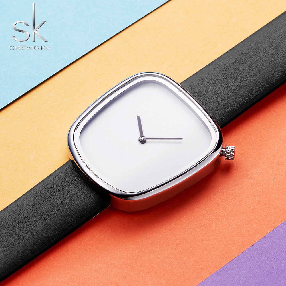 Đồng Hồ Đeo Tay SINOBI Thạch Anh Thiết Mặt Hình Vuông Không Đều Bốn Màu Dành Cho Nữ | BigBuy360 - bigbuy360.vn