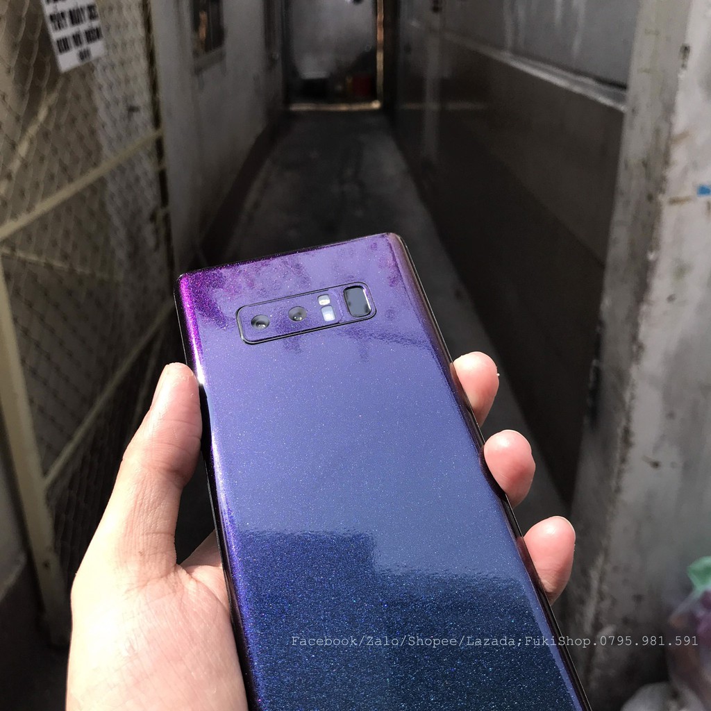 Tấm Dán Skin FULL Viền Glossy Flip Space Note8 Note9 Note10 Note10+ Note10Lite ZFlip S20 S20Ultra S20+ S10 A70