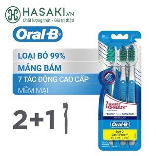 Bàn Chải Đánh Răng Oral-B 7 Tác Động 7 Benefits Pro-Health