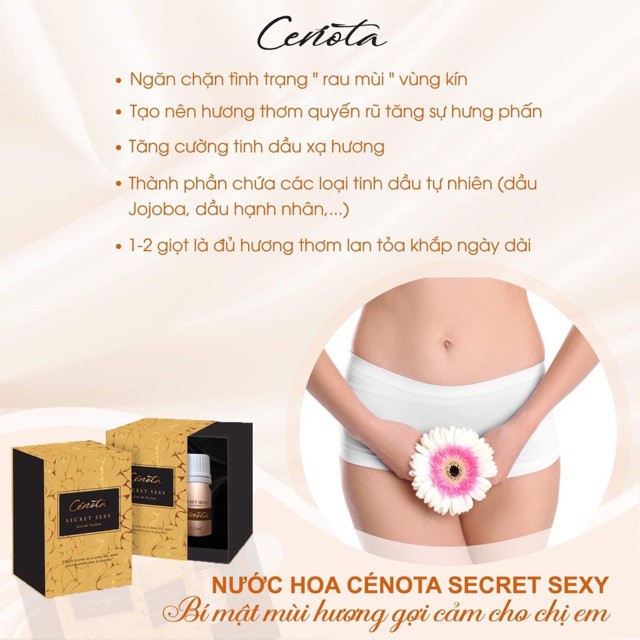 Dung dịch vệ sinh phụ nữ LÀM HỒNG và TRẺ HÓA vùng kín Cenota 175ml (Mẫu mới)