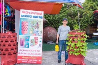Tháp rau hữu cơ Organic Tower