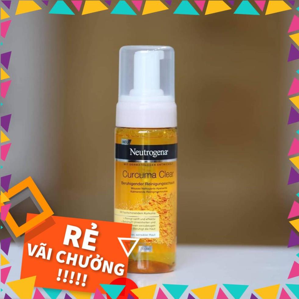 Sữa rửa mặt tạo bọt Neutrogena Nghệ Calme Curcuma (Curcuma Clear) 150ML