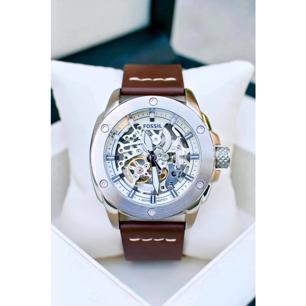 Đồng Hồ Nam Fossil ME3083 Automatic 50mm Dây Da