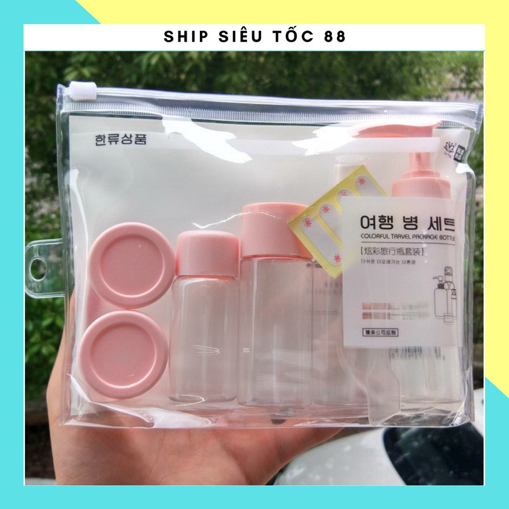 ❌BÁN SỈ❌ Bộ chiết mỹ phẩm du lịch 8 món tiện lợi 88156 SHIP SIÊU TỐC