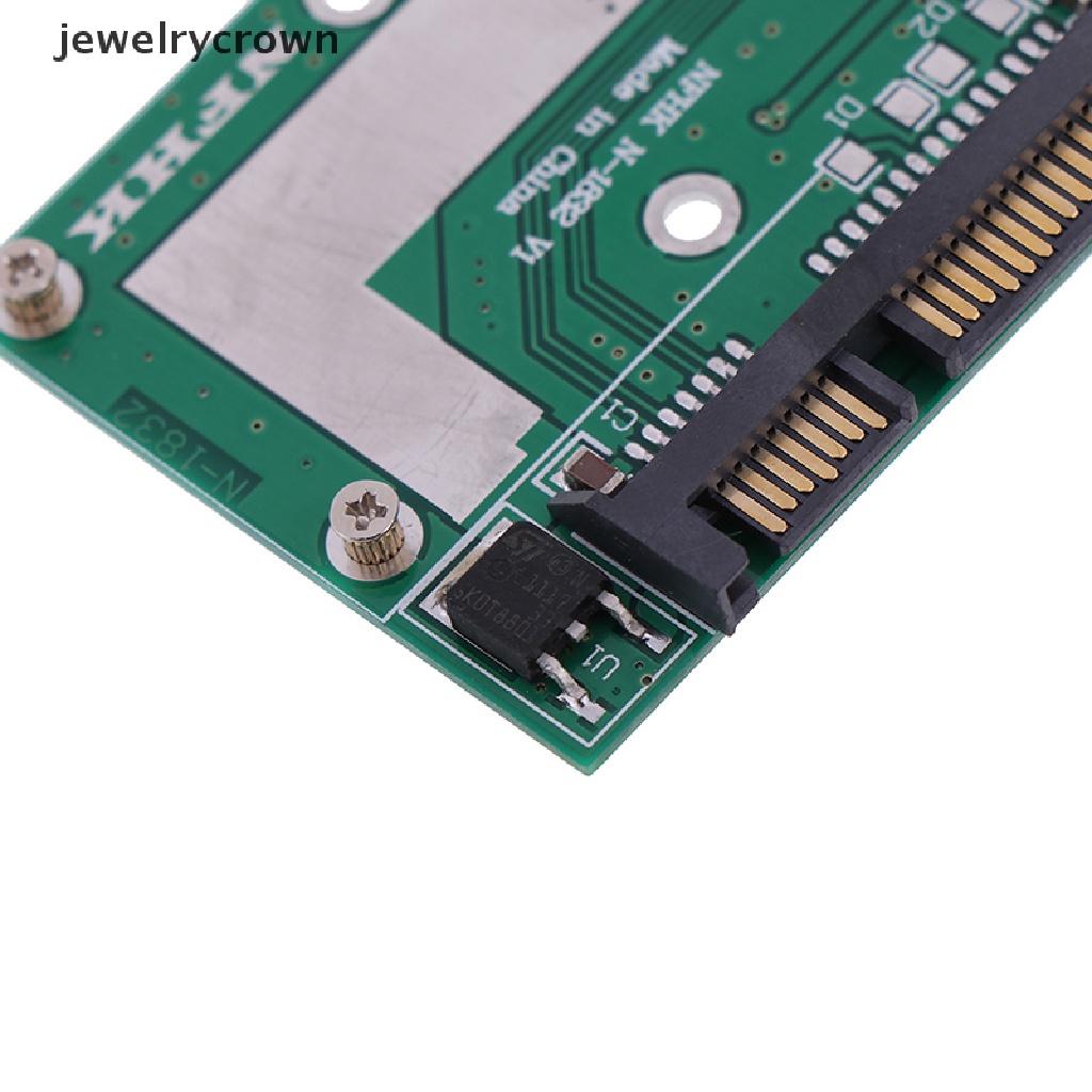[jewelrycrown] mSATA SSD to 2.5'' SATA 6.0gps adapter converter card module board mini pcie ssd Boutique | BigBuy360 - bigbuy360.vn